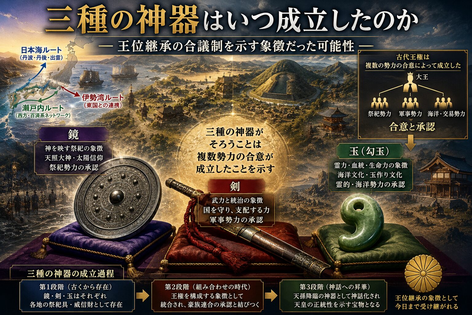 三種の神器 揃うとどうなる
